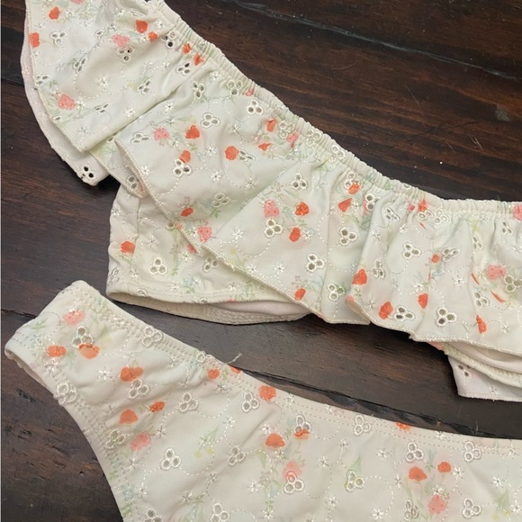 New! Dippin' Daisy's Rosewater Siren Bandeau Bikini Set S/M 1893 - Picture 9 of 12